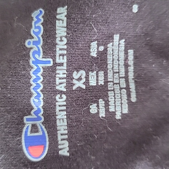 Champion Womens Black Authentic Zebra Logo Cropped Racerback Tank Top, Size XS - Picture 3 of 5